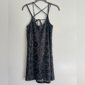 Hollister Dark Gray Beaded Dress